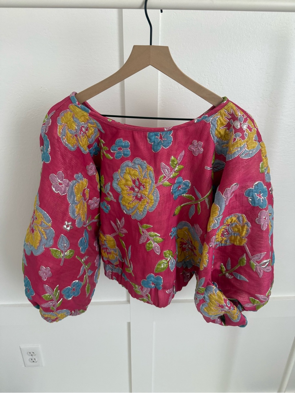 Arianne Elmy Good Luck Top Pink Floral - Picture 3 of 3